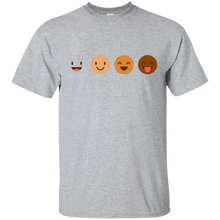 Happy-Shades-of-Brown-Emotes-T-shirt
