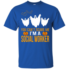 Halloween---You-Can't-Scare-Me-I'm-A-Social-Worker-T-Shirts