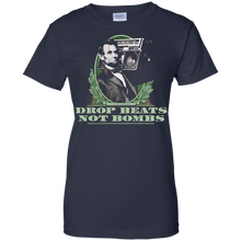 DROP-BEATS-NOT-BOMBS---ABE-LINCOLN-(DISTRESSED-LOOK)-T-SHIRT