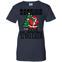 DABBING-around-the-christmas-TREE-tshirt