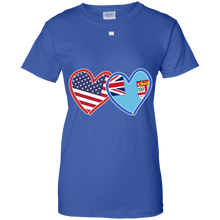 Fijian-American-Fiji-_amp_-America-Flag-T-Shirt