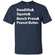 Deadlifts-_amp_-Squats-_amp_-Bench-Press-_amp_-Peanut-Butter-Fun-T-Shirt