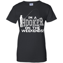 Funny-Fishing-Shirt---I'm-Hooker-On-The-Weekends!