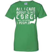 Corgi-Shirt-All-I-care-about-is-my-Corgi-T-shirt