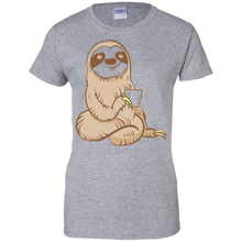 Funny-Sloth-And-Coffee-Tee-Shirt