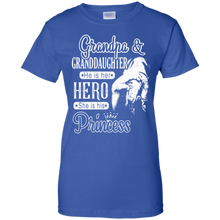 Grandpa-_-Grand-daughter-He-Is-Her-Hero-She-Is-His-Princess-T-Shirt