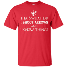 Funny-Archery-TShirt-Store---I-Shoot-Arrows-and-I-Know-Thin