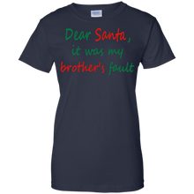Dear-Santa-It-Was-My-Brother's-Fault-Funny-Christmas-T-shirt