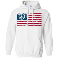 Distressed-American-USA-Flag-with-Peace-Sign-T-shirt