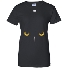 Cool-Eyes-Owl-T-Shirt-Black