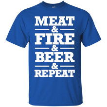 Grill-Meat-BBQ-Lover-T-Shirt-Meat-_amp_-Fire-_amp_-Beer-_amp_-Repeat