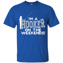 Funny-Fishing-Shirt---I'm-Hooker-On-The-Weekends!