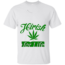 Hirish-For-Life-Marijuana-Pot-Leaf-T-shirt-Irish-Weed-smoke
