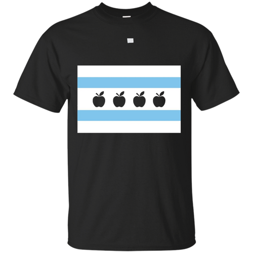 Chicago-Teachers-Flag-Apple-t-shirt