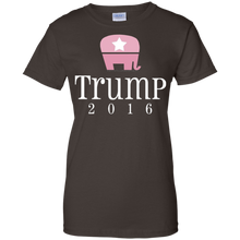 Cute-Pink-Elephant-Donald-Trump-2016-Women's-T-Shirt