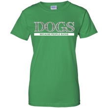 Dogs-because-people-sucks-T-shirt