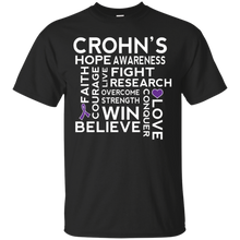 Crohn's-Disease-Awareness-T-shirt-Purple-Ribbon-Walk-Tee