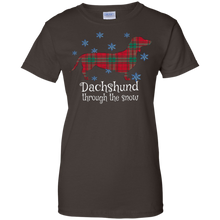 Dachshund-Through-The-Snow-[Funny-Christmas-T-Shirt]