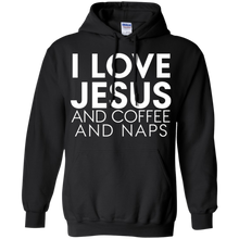 Funny---I-love-Jesus-and-coffee-and-naps---t-shirts