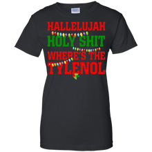 Hallelujah-Where's-The-Tylenol-Funny-Christmas-Movie-T-shirt