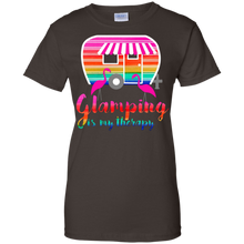 Glamping-is-my-Therapy-Camper-Flamingo-Tee-Shirt