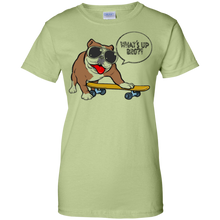 Funny-Cool-english-bulldog-on-board-T-Shirt