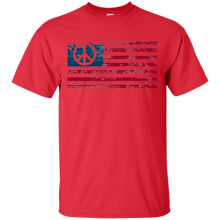 Distressed-American-USA-Flag-with-Peace-Sign-T-shirt