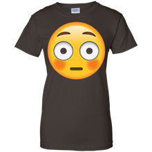 Flushed-Face-Embarrassed-Emoji-T-Shirt
