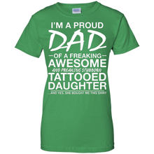 Daughter-Shirt-I'm-A-Proud-Dad-Of-Freaking-Awesome-Tattooed