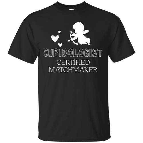 Cupidologist-Certified-Match-Maker-Best-Wing-Man-Cute-TShirt