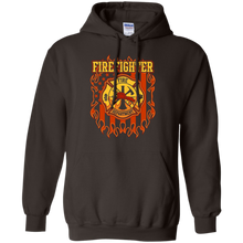 Firefighter-Fire-Department-Fire-Badge-and-Flag-T-shirt