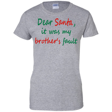 Dear-Santa-It-Was-My-Brother's-Fault-Funny-Christmas-T-shirt