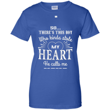 Grandma-MEME-and-grandson-TShirt-he-stole-my-heart