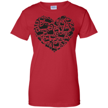 Heart-Cats-T-shirt