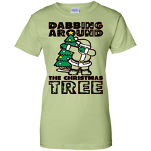DABBING-around-the-christmas-TREE-tshirt