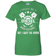 Diesel-Mechanic-Shirts-Diesel-Mechanic-Can't-Fix-Stupid