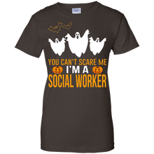 Halloween---You-Can't-Scare-Me-I'm-A-Social-Worker-T-Shirts