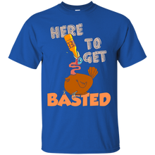 Here-to-Get-Basted-Funny-Drunk-Turkey-T-Shirt