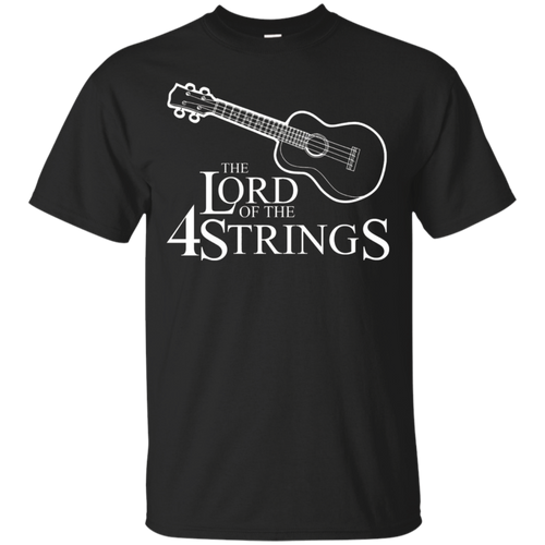 Funny-Ukulele-Lover-Gift-The-Lord-Of-The-Four-String-T-Shirt