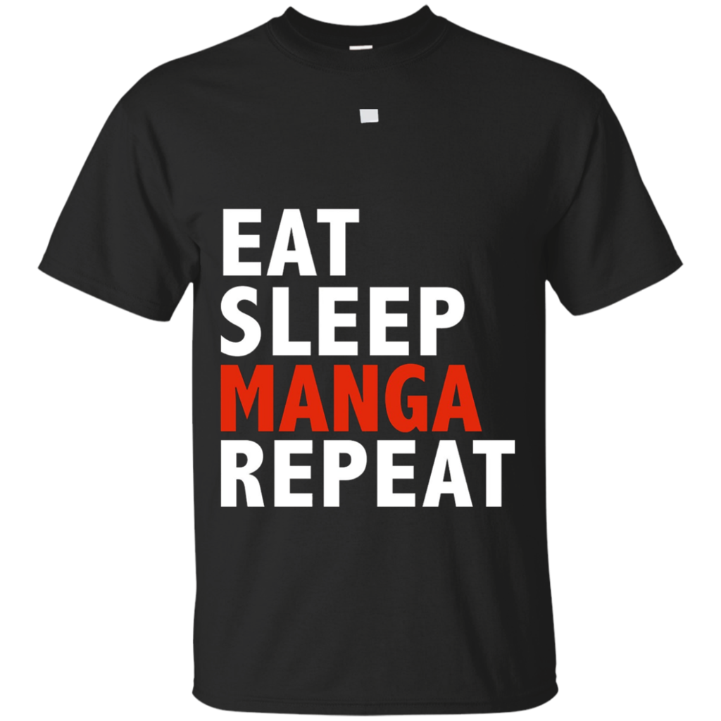 Funny-Eat-Sleep-Manga-Repeat-T-shirt-Comic-Books