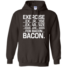 Exercise-Eggs-Are-Sides-For-Bacon-T-Shirt-Funny-Tee