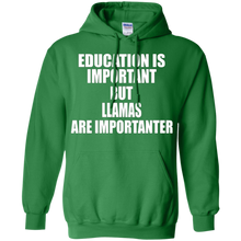 Funny-Llama-T-Shirt-Education-Is-Importanter