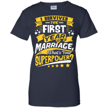 First-Anniversary-Gift-1st-One-Year-Wedding-Marriage-T-Shirt