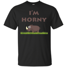Cool-Design-I'm-Horny---Funny-Rhino-Shirt
