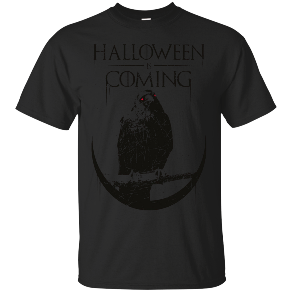 Halloween-is-Coming-Black-Bird-T-Shirt