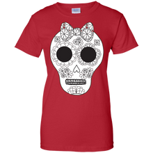 Girly-Sugar-Skull-Day-of-the-Dead-Color-Me-Shirt