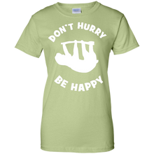 Funny-Sloth-Don't-Hurry-Be-Happy-Shirt