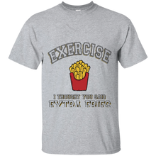 Exercise-I-Thought-You-Said-Extra-Fries-Food-Fit-Tee-Shirt