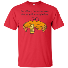 Funny-Funky-Crab-Drinking-Beer-T-Shirt