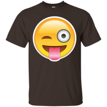 FACE-WITH-STUCK-OUT-TONGUE-AND-WINKING-EYE-Emoji-T-Shirt